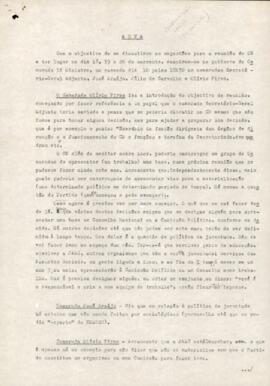 Sugestões para reunião do CN a ter lugar nos dias 18, 19 e 20 de outubro de 1983