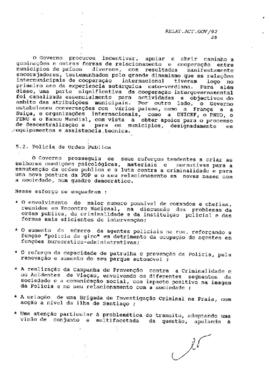 Relatório de atividades do Governo da República de Cabo Verde