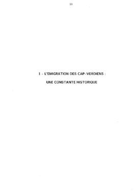Rapport final du Ministère du Plan et de la Coopération sur la migration et transferts des cap-verdiens émigrés