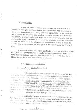 Relatório do Governo, apresentado pelo Primeiro-Ministro Pedro Pires, ao Plenário da 5ª Sessão Legislativa Ordinária da III Legislatura da Assembleia Nacional Popular, parte II