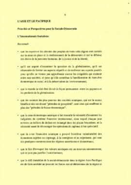 XXI Congès de l'Internationale Socialiste: Déclaration de Paris
