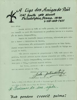 Carta à "A Liga dos Amigos do Paul" de John Peter Santos Jr.