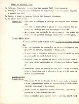 Plano de ação militar