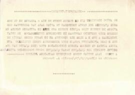 Mensagem do Comando Sul - Conakry, assinado por A. Aurélio Pereira