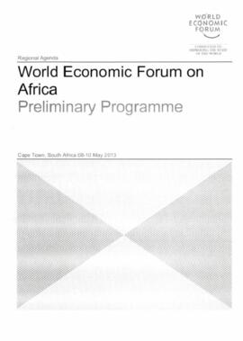 World Economic Forum on Africa: Preliminary Programme - Regional agenda