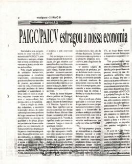 PAIGC/PAICV estragou a nossa economia, por Francisco Mascarenhas. In "Voz di Povo"