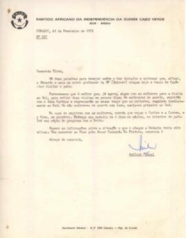 Carta nº 227, de Amílcar Cabral ao Camarada Pedro Pires