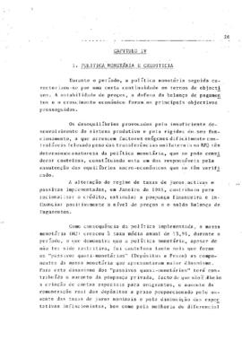 Relatório de atividade do triénio: Balanço contas e breve caracterização de aspectos de política financeira nacional e internacional