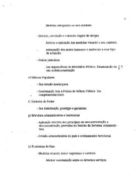 Considerações sobre o relatório da SEAP de 1988 e sobre o progresso da reforma administrativa