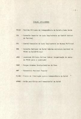 Relatório do Centro de Informação e Documentação Amílcar Cabral - CIDAC,  sobre a situação actual na Guiné-Bissau