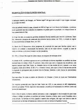 II Congresso dos Quadros Caboverdianos da Diáspora: Habitação e Exclusão Social