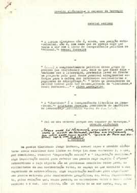 Simpósio sobre a cultura e a literatura cabo-verdiana: O caçador de heranças de Osvaldo Alcântara, por Gabriel Mariano