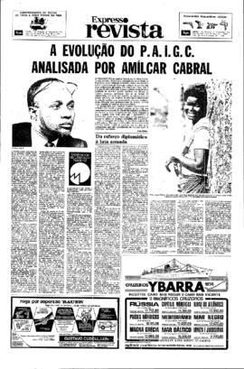 A evolução do PAIGC analisada por Amílcar Cabral, na revista Expresso