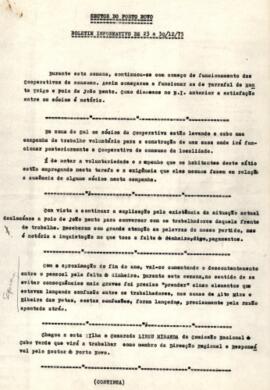 Boletim informativo do Sector do Porto Novo de 16 a 23 de dezembro de 1975