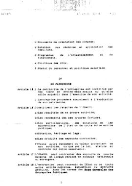 Rapport sur les status et la gestion d’ENACOL par Prof. Antoine Ayoub, Président