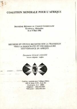 Deuxième réunion du Comité Consultatif Kampala, Ouganda
