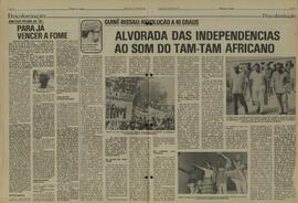 Guiné-Bissau: Revolução a 40 graus. Alvorada das independências ao som do Tam-tam africano, publicado no Diário de Lisboa (3 de julho de 1975), página 11.