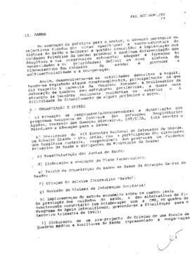 Relatório de atividades do Governo da República de Cabo Verde