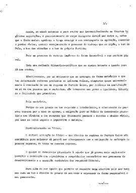 Relatório síntese do brain-storming sobre “Partido, Pluralismo e Democracia”, do Sector Urbano da Praia