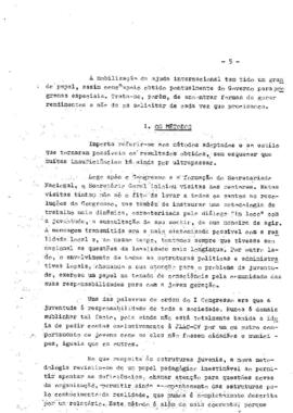 Relatório do Secretário Nacional da VIII reunião Ordinária do Conselho Nacional do PAICV
