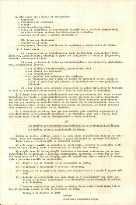 Circular relativa à constituição da Junta dos Delegados de Trabalho ( J. D. T. )