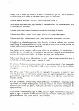 Forum Pensar Cabo Verde: Pluralismo e Desenvolvimento