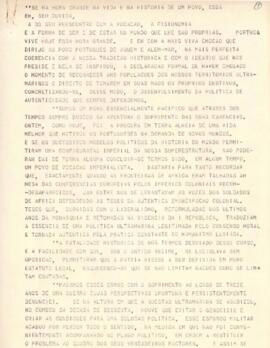 Discurso pronunciado por ocasião da descolonização das antigas colónias portuguesas