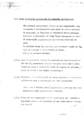 Relatório da Comissão Nacional para as questões eleitorais