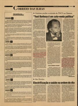 Onésimo Silveira proíbe a entrada da TNCV na Câmara: "Tozé Barbosa é um cata- vento político"
