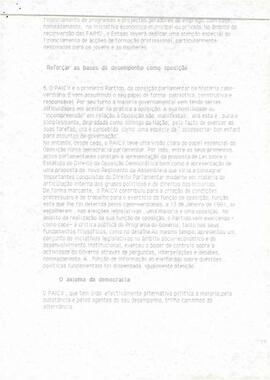 VI Congresso do PAICV: Moção de estratégia de Aristides Raimundo Lima -