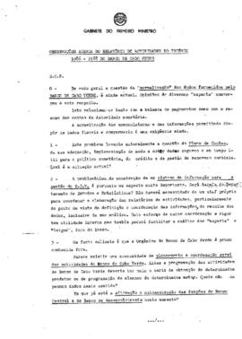 Relatório de atividade do triénio: Balanço contas e breve caracterização de aspectos de Política financeira Nacional e Internacional