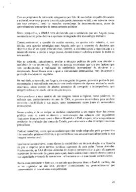 Relatório sobre a situação política em Angola relativo ao ano 2004