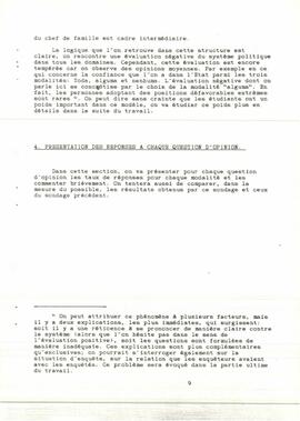 Sondagem por ocasião do III Congresso. Resultados