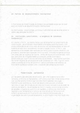 VI Congresso do PAICV: Moção de estratégia de Aristides Raimundo Lima -