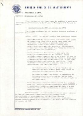 Memorando: Auditoria a EMPA