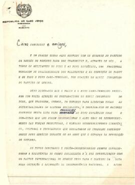 Reunião com os Quadros do Partido em Moscovo