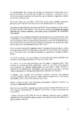 Relatório sobre a situação Política em Angola relativo ao ano 2004