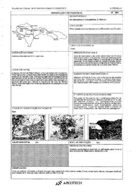 Plano nacional de desenvolvimento turístico, volume II: Ilhas de Barlavento e diagnóstico, inventário de recursos turísticos