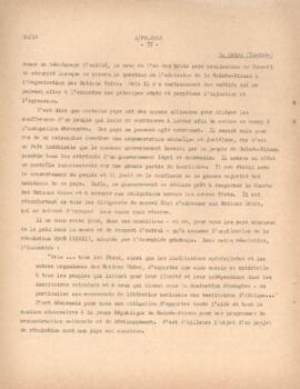 Vingt-huitième session Assemblée général: Compte rendu stenographique provisoire de la deux mille cent soixante deuxième séance plenière, tenu au siège, à New York, le jeudi 1er novembre 1973, à 15 heures.