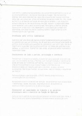 VI Congresso do PAICV: Moção de estratégia de Aristides Raimundo Lima -