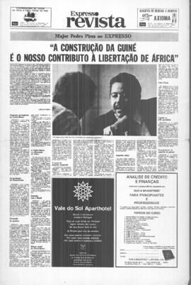 Major Pedro Pires  ao Expresso:  A construção da Guiné é o nosso contributo à libertação da África