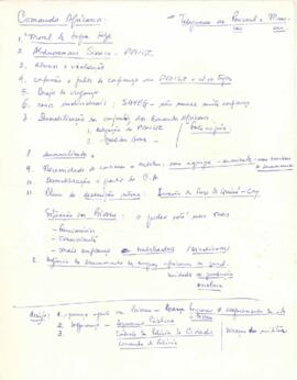 Manuscrito do Comandante Pedro Pires