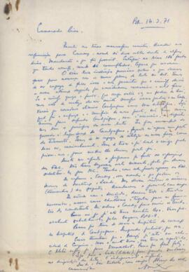 Carta de Amílcar Cabral ao Camarada Pedro Pires