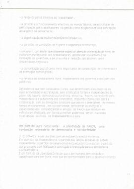 VI Congresso do PAICV: Moção de estratégia de Aristides Raimundo Lima -