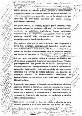 Fórum Joanesburgo: Reflexões do Presidente Pedro Pires sobre conflitos africanos e a paz global
