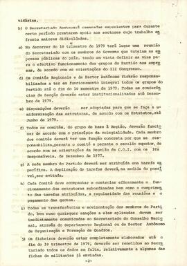 Memorando do Secretariado do Conselho Nacional do PAIGC