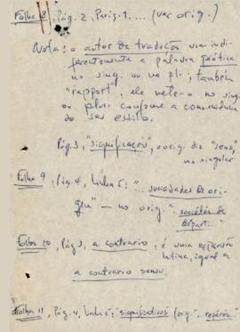 Simpósio Amílcar Cabral:  Notas manuscritas