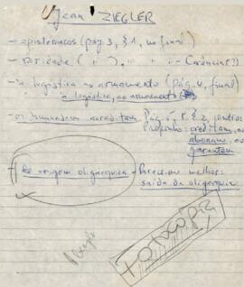 Notas manuscritas