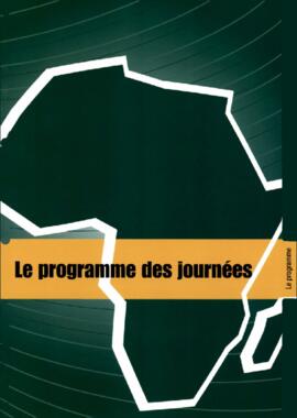 Journées Mondiales L'Afrique: Le Programme des journées