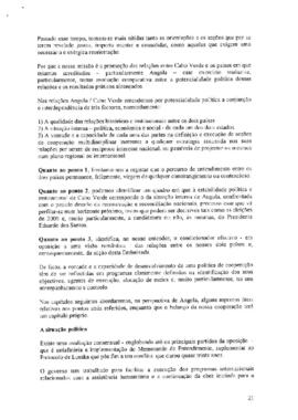Relatório sobre a situação política em Angola relativo ao ano 2004